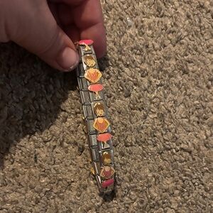 Charming Silver and Pink Bracelet girls